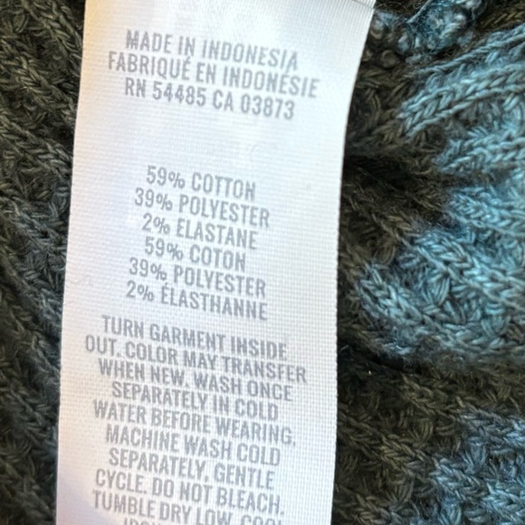 Aerie Waffle Knit Mock Neck Long Sleeve Womens Size Small - Picture 4 of 4